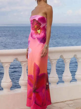 Load image into Gallery viewer, Stylish Printed : Tube Maxi Dress
