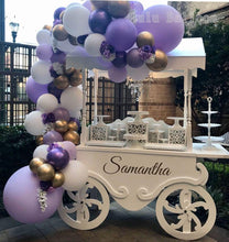 Load image into Gallery viewer, 92pcs Pastel White Purple And Gold Garland Balloons Kit For Party Wedding Birthday Baby Shower  Bridal Shower Gender Reveal
