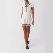 Load image into Gallery viewer, Women’s Striped Knit Midi Dress
