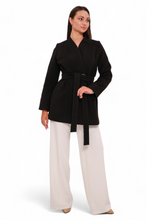 Load image into Gallery viewer, Opéra Cashmere Blend Overcoat in Black
