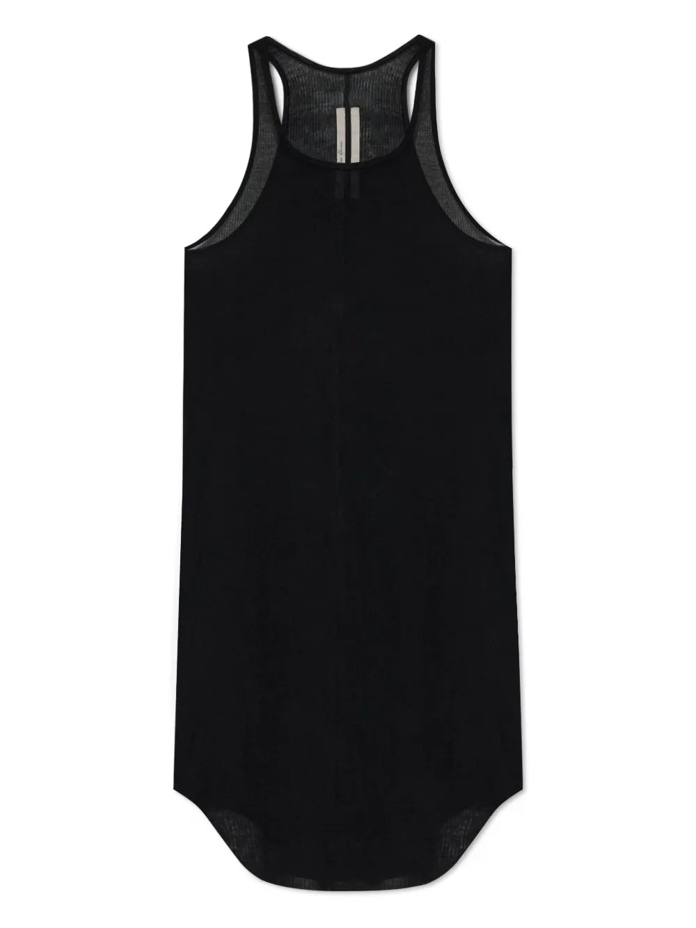 Rick Owens Men Ribbed Tank Top With Racerback Neckline