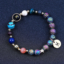 Load image into Gallery viewer, Blue San Volcanic Rock Constellation Bracelets – Colorful Twelve Constellations
