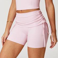 Load image into Gallery viewer, Women's Drawstring Tight Yoga Shorts – Running Sport Shorts
