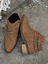 Load image into Gallery viewer, Women’s Retro High-Heel Ankle Boots – Chic Suede Single Boots
