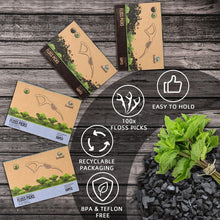 Load image into Gallery viewer, Premium Eco-Friendly Dental Floss Picks — For a Healthier Smile and Planet
