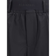 Load image into Gallery viewer, ALAINPAUL Black Fleece Wool Casual Pants

