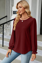 Load image into Gallery viewer, 🌸 Round Neck Flounce Sleeve T-Shirt
