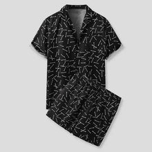 Load image into Gallery viewer, Men's Full Size Button Up Shirt and Shorts Set Plus Size
