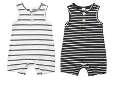 Load image into Gallery viewer, Summer Clothing Newborn Infant Baby Boy/Girl Striped Romper Sleeveless Outfit Jumpsuit Pajamas
