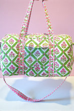 Load image into Gallery viewer, SC - ETA 3/12 - Scottie Pink and Green Floral Duffel Bag
