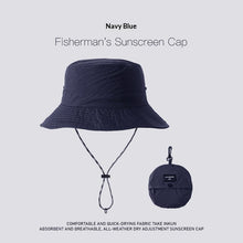 Load image into Gallery viewer, Wide-Brim UV Protection Nylon Sun Hat – Breathable Outdoor Hat for Women &amp; Men
