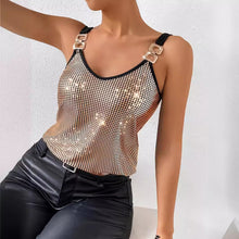 Load image into Gallery viewer, ✨ Women's Summer Sequined Suspender Chain Vest Top
