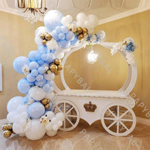 Load image into Gallery viewer, 96Pcs Latex Blue Gold Confetti &amp; Metallic Foil Balloons for Birthday Baby Shower Party Decorations Girl And Boy Birthday Party Ballons Decoration In Modern New Style
