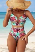 Load image into Gallery viewer, Women's Floral Print High-Waist U-Wire Bikini Set
