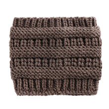Load image into Gallery viewer, Ponytail Beanie Headwrap with Ear Warmer
