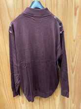 Load image into Gallery viewer, Stacy Adams 2201 Wine Geometric Print Sweater  | Quarter Zip
