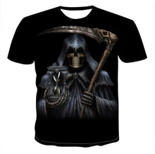 Load image into Gallery viewer, Mens Skull 3D t-shirts
