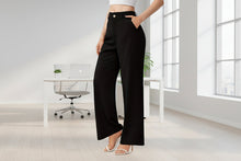 Load image into Gallery viewer, Women’s Elegant Suit Pants with Pockets – Office Trousers
