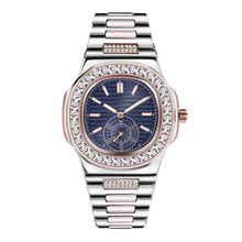 Load image into Gallery viewer, Men's Diamond Watches Fashion Alloy Band Gift Timepieces
