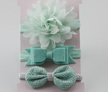 Load image into Gallery viewer, Handmade Vintage Retro Baby Elastic flower Headband Bowknot Hairband Toddler Infants For Baby
