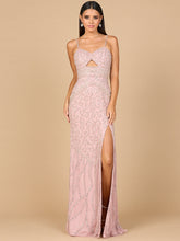 Load image into Gallery viewer, Embellished Gown with Slit And Low Back
