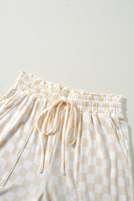 Load image into Gallery viewer, Checker Long Sleeve Top and Pants Lounge Set
