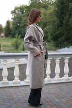 Load image into Gallery viewer, Classic Wool Blend Coat in Grey
