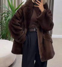 Load image into Gallery viewer, Genuine Scandinavian Mink Fur Coat
