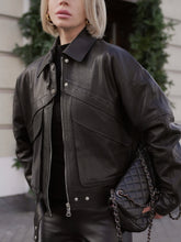 Load image into Gallery viewer, Jumbo Genuine Leather Jacket
