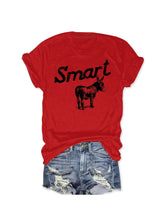 Load image into Gallery viewer, Women's Round Neck Short Sleeve T-Shirt - Casual Summer Top

