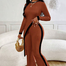 Load image into Gallery viewer, Women’s Asymmetrical Top and Pants Set
