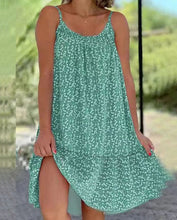 Load image into Gallery viewer, Boho Floral Sleeveless Cami Maxi Dress
