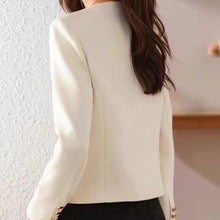 Load image into Gallery viewer, Women’s Cropped Crew Neck Jacket – Casual Lightweight Outerwear
