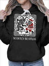 Load image into Gallery viewer, Women’s Krampus vs Santa Hoodie
