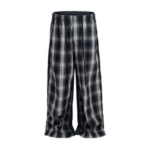 Load image into Gallery viewer, PLAID SPLIT SWEATPANTS
