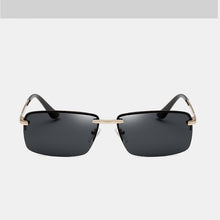 Load image into Gallery viewer, Luxury Classic Retro Rimless Sunglasses Men Polarized Gold Men's Shades Sun Glasses Luxury brands Night Driving Glasses Oculos de sol
