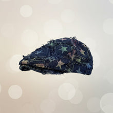 Load image into Gallery viewer, Colorful Plaid Star Distressed Beret — Korean Style Five-Pointed Hat
