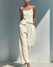 Load image into Gallery viewer, Women's Gold-Buckle Camisole &amp; Pants Two-Piece Set
