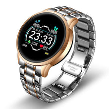 Load image into Gallery viewer, New Ceramic Smart Sport Fitness Watch For Women With Heart Rate Blood Pressure Monitor For Android and  IOS Sistems Sport Multifunctional Steel Belt Smartwatch
