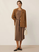 Load image into Gallery viewer, Recycled Leather Belt Versatile Styling For Dress And Blazer VIVETTE
