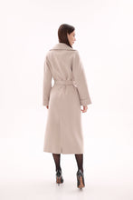 Load image into Gallery viewer, Marley Wraparound Wool Cashmere Coat in Nude
