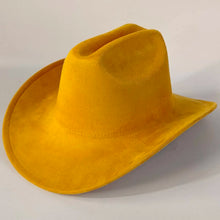 Load image into Gallery viewer, western Premium suede cowboy hat stylish men's and women's fedora Suede Panama hat perfect for outdoor festive activitieswestern
