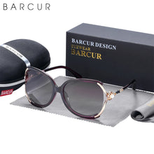 Load image into Gallery viewer, BARCUR Sunglasses Trendy Butterfly Design Fashion Women Sunglasses Polarized Lens Ladies Sun Glasses UV400 Protection for Hot Summer Days
