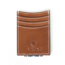Load image into Gallery viewer, Ariat Southwest Inlay (Brown/Blue) - Men's Money Clip
