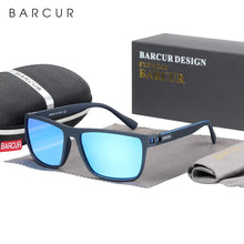 Load image into Gallery viewer, BARCUR Sports Polarized Sunglasses for Men Lightweight TR90 Square Fishing &amp; Travel Eyewear UV400 Protection Men Accessory
