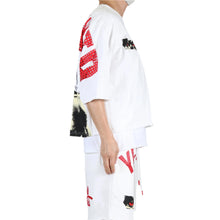 Load image into Gallery viewer, KINON SN/ Jersey 3/4 Sleeve Crop Top Tee
