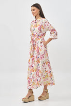 Load image into Gallery viewer, Floral Print Linen Dress
