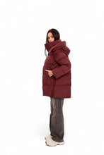 Load image into Gallery viewer, Burgundy Crush Insulated Bio-Down Coat
