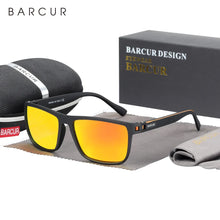 Load image into Gallery viewer, BARCUR Sports Polarized Sunglasses for Men Lightweight TR90 Square Fishing &amp; Travel Eyewear UV400 Protection Men Accessory
