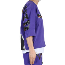 Load image into Gallery viewer, ANGELO SN/ Jersey 3/4 Sleeve Crop Top Tee
